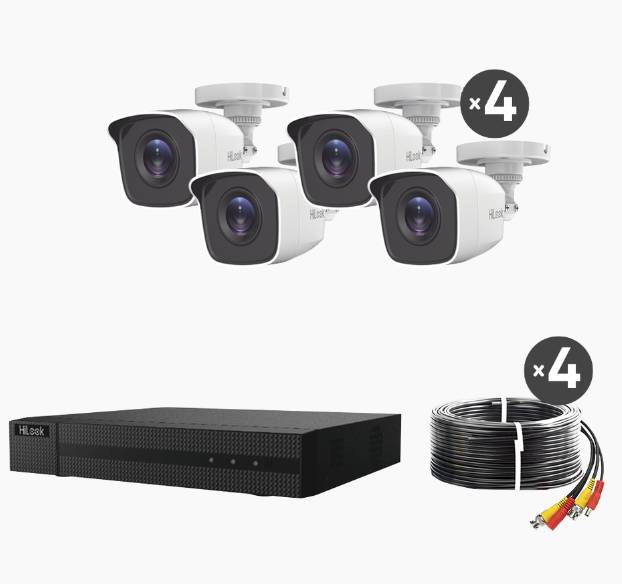 Kit de videovigilancia  HIKVISION HL24LQKITS-M(B)